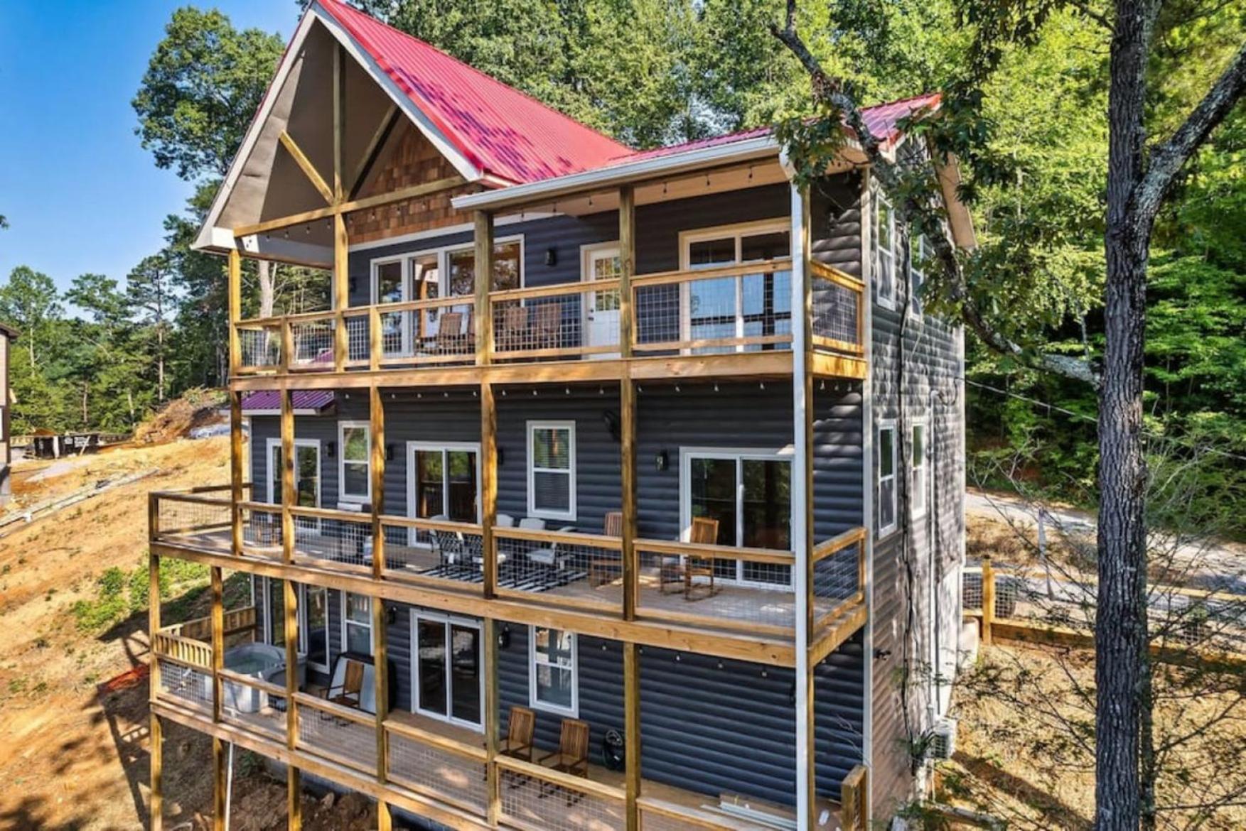 Tranquil Mountain Getaway By Ghosal Luxury Lodging Gatlinburg Buitenkant foto
