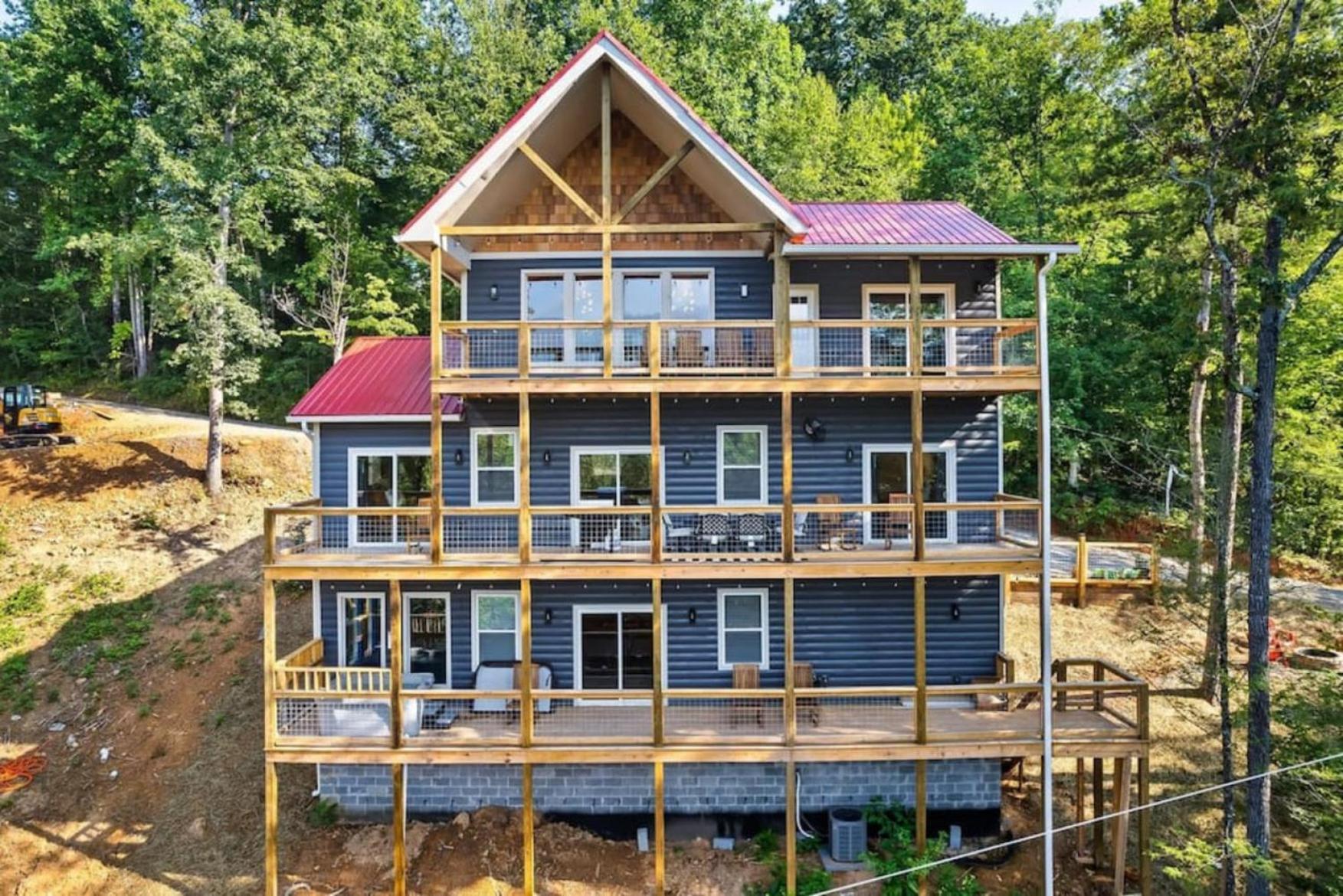 Tranquil Mountain Getaway By Ghosal Luxury Lodging Gatlinburg Buitenkant foto
