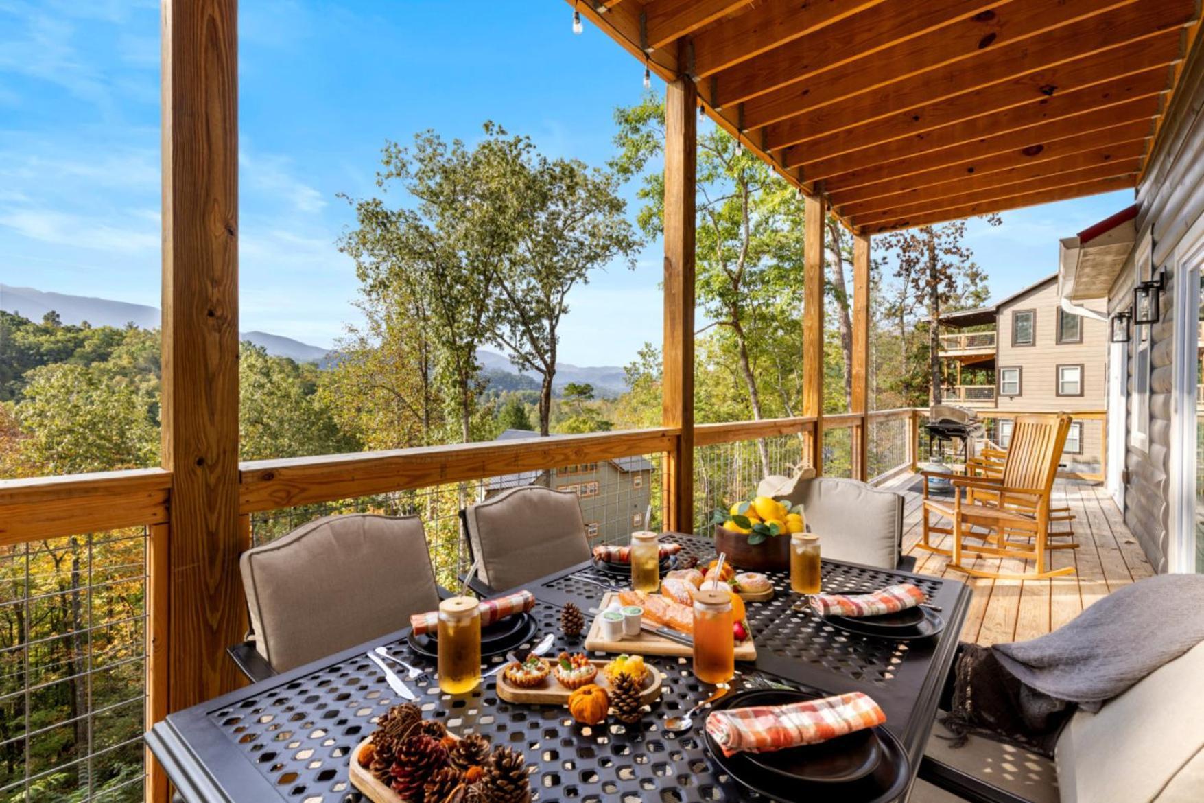 Tranquil Mountain Getaway By Ghosal Luxury Lodging Gatlinburg Buitenkant foto