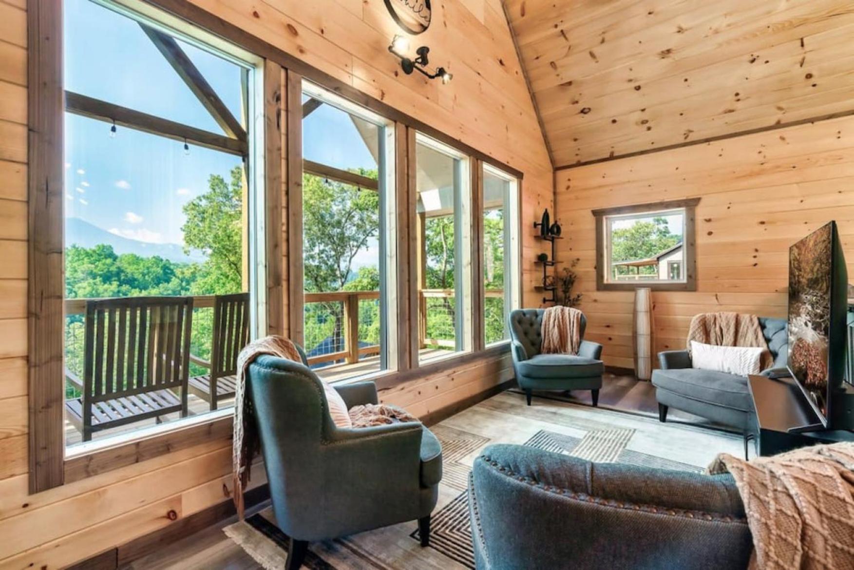 Tranquil Mountain Getaway By Ghosal Luxury Lodging Gatlinburg Buitenkant foto