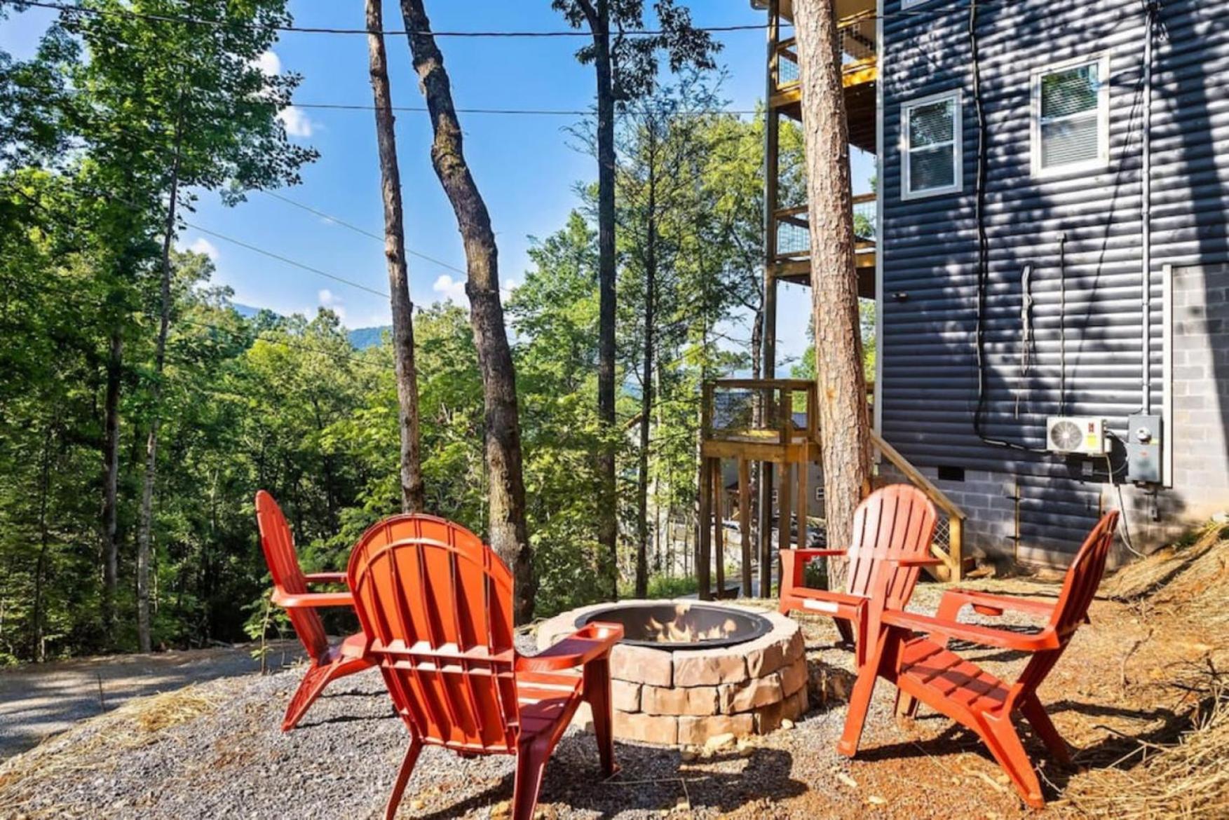 Tranquil Mountain Getaway By Ghosal Luxury Lodging Gatlinburg Buitenkant foto