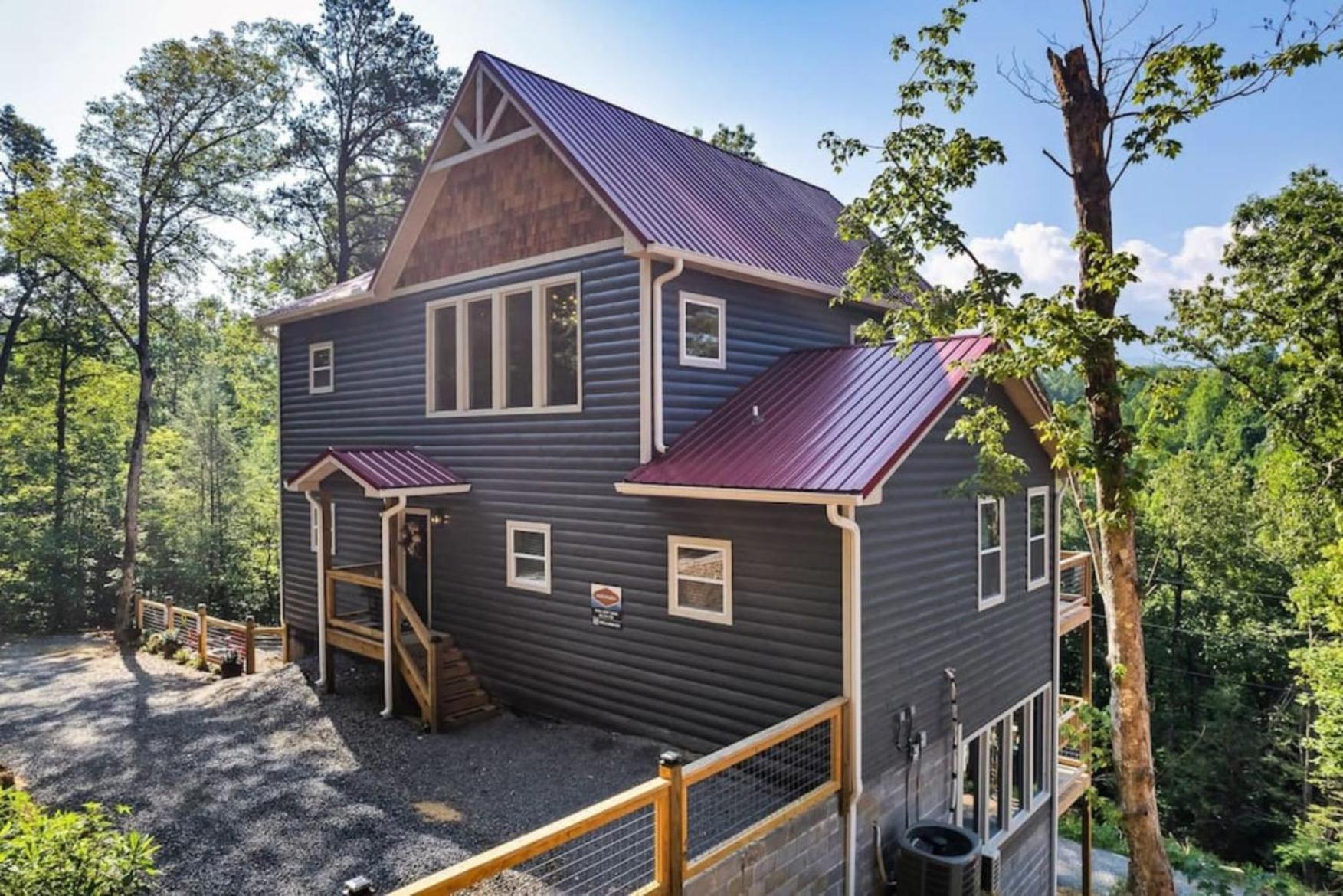 Tranquil Mountain Getaway By Ghosal Luxury Lodging Gatlinburg Buitenkant foto