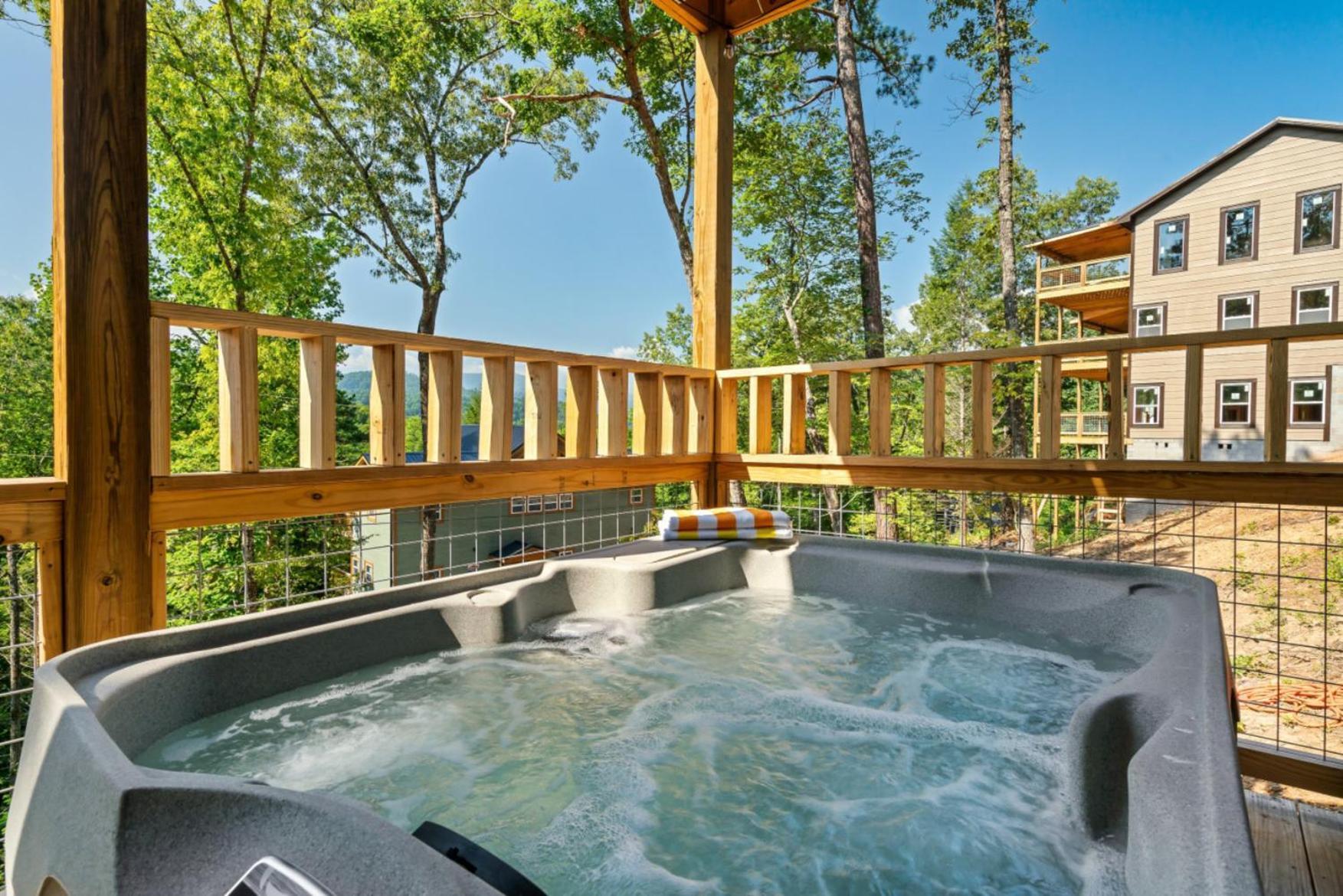 Tranquil Mountain Getaway By Ghosal Luxury Lodging Gatlinburg Buitenkant foto