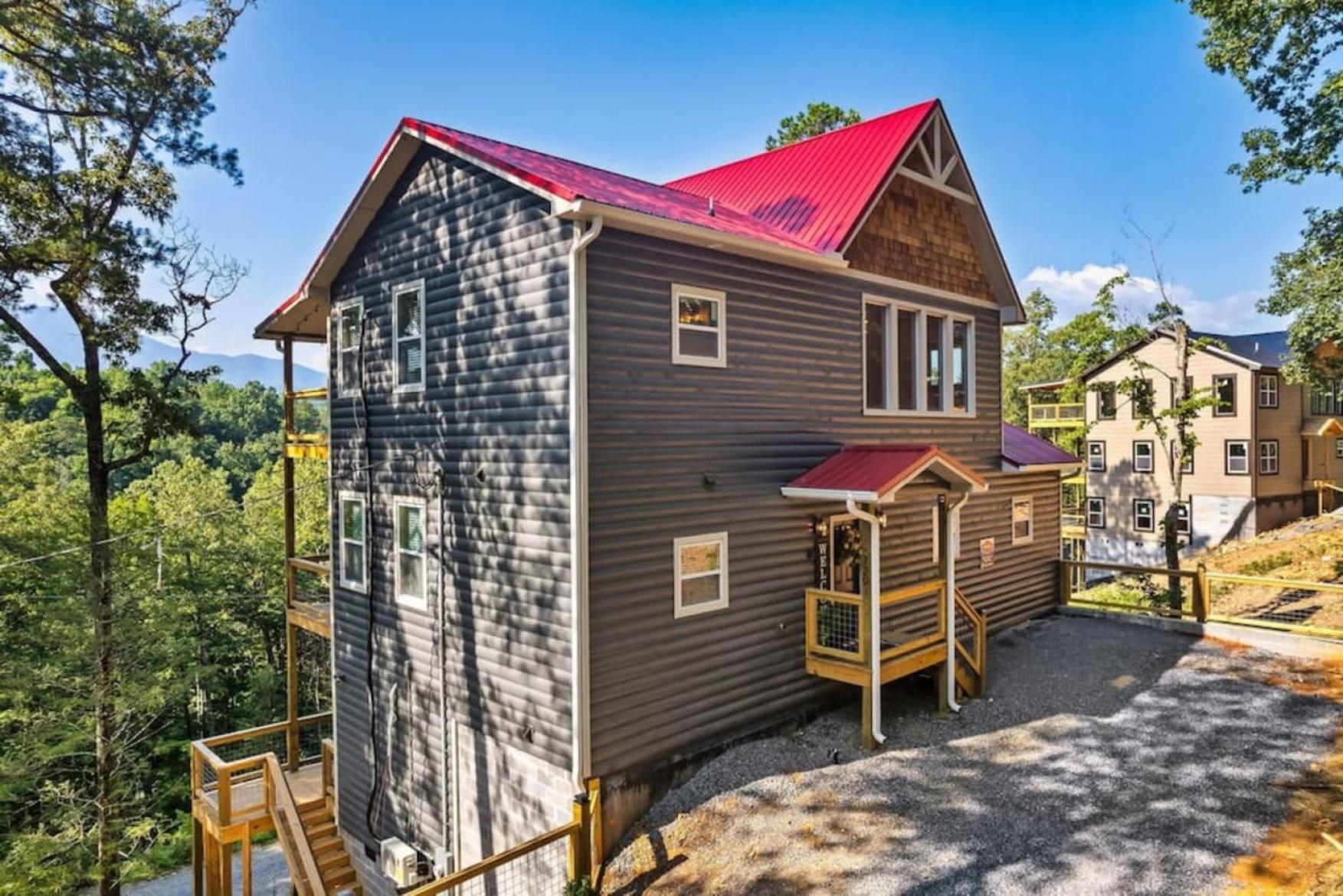 Tranquil Mountain Getaway By Ghosal Luxury Lodging Gatlinburg Buitenkant foto