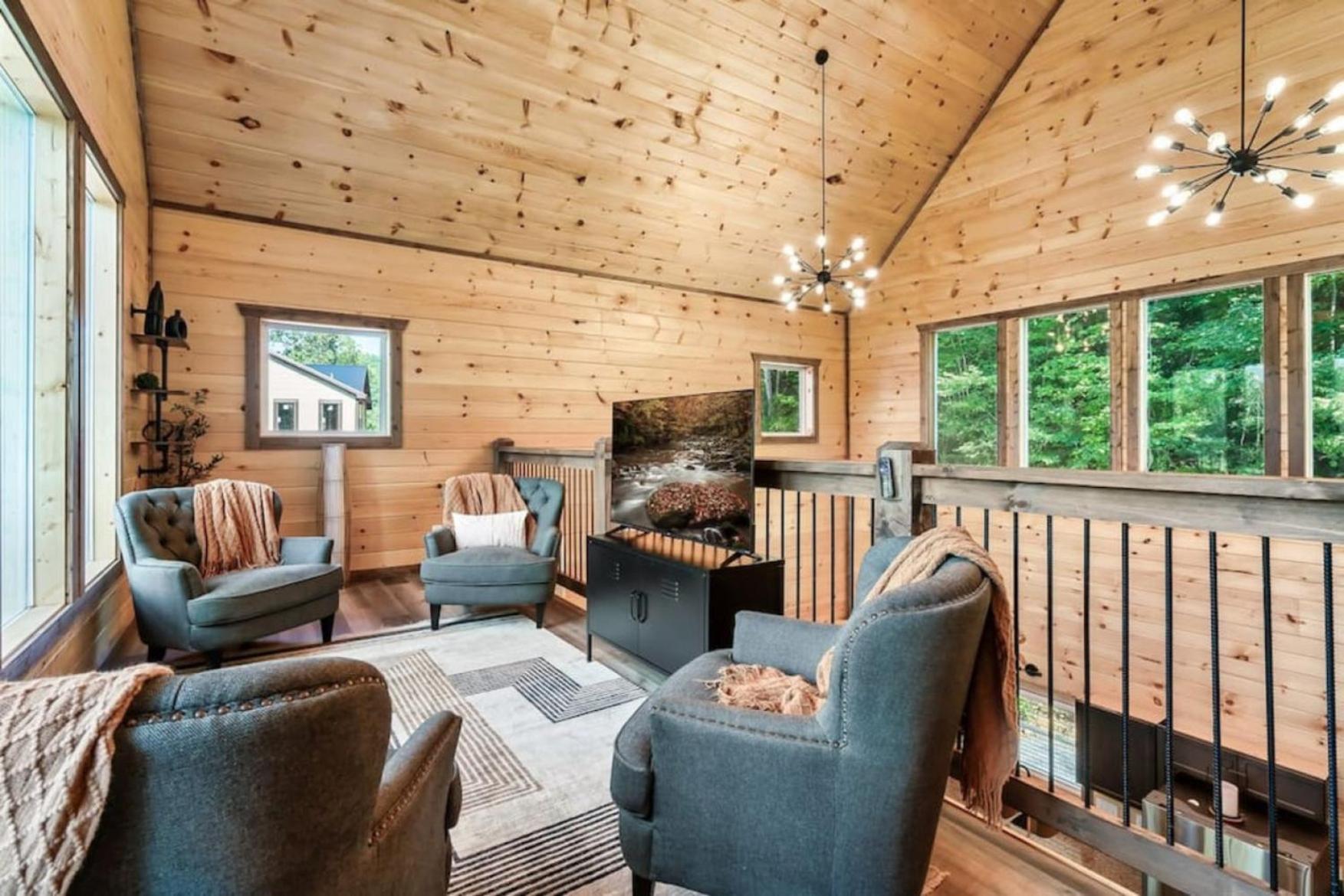 Tranquil Mountain Getaway By Ghosal Luxury Lodging Gatlinburg Buitenkant foto