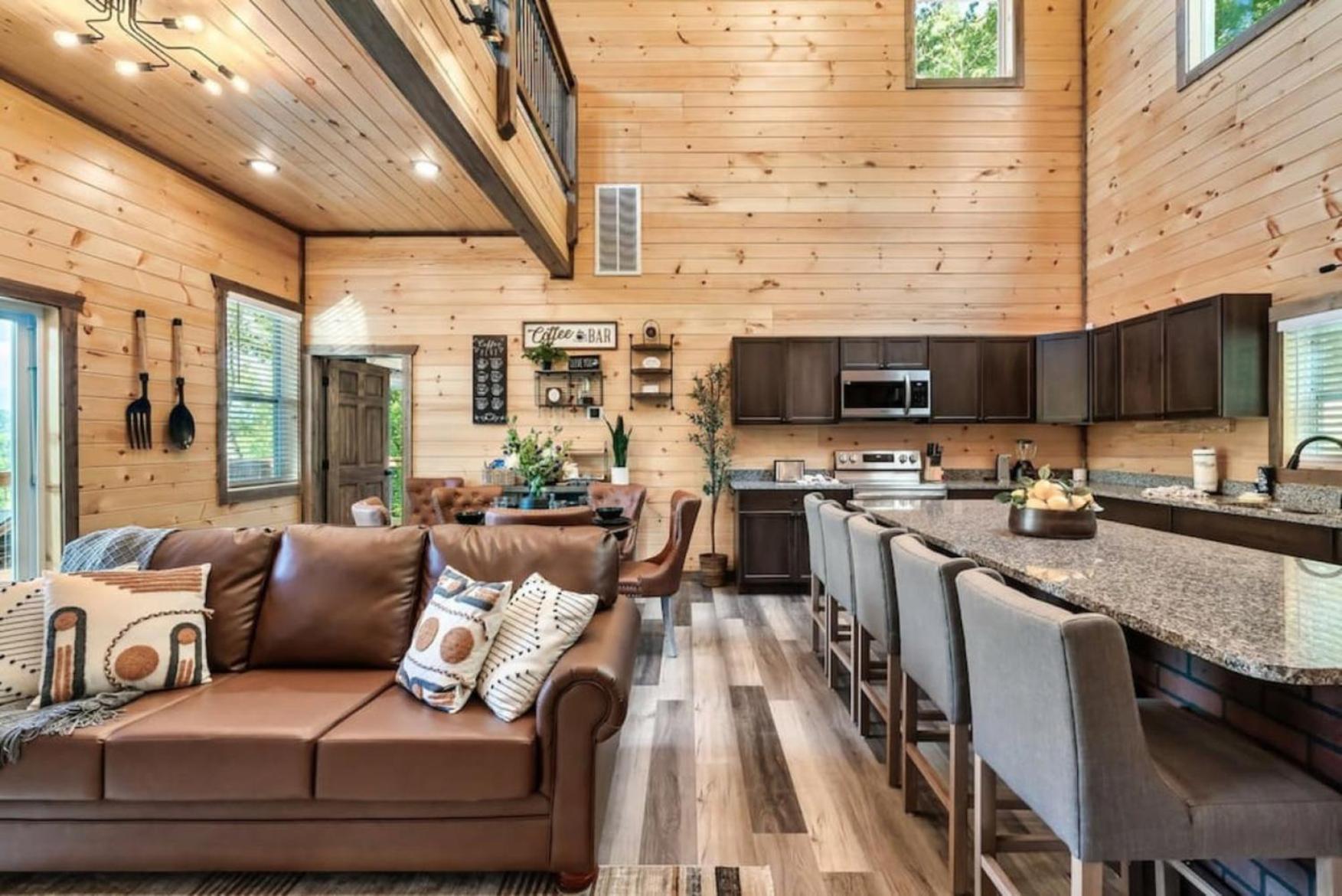 Tranquil Mountain Getaway By Ghosal Luxury Lodging Gatlinburg Buitenkant foto